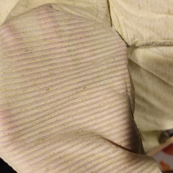 Zenergy by chicos lime green/white 3/4 sleeve round neck size large (chicos 2) - Picture 8 of 8